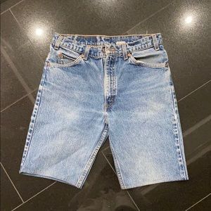 Vintage Levi 517 Denim Shorts
